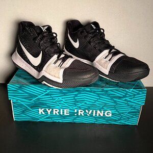 Nike Kyrie 3 TB Basketball Shoes | Black/White | Men’s Size 8